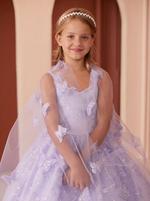 Princess Girls Lace Ball Gown Dress, Sizes 2-16 by Tip Top
