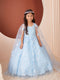 Princess Girls Lace Ball Gown Dress, Sizes 2-16 by Tip Top