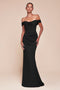 Ladivine 7433 Chiffon Fitted Convertible Gown