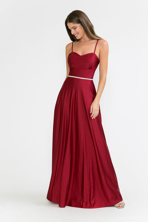 Long Formal A Line Prom Dress Lenovia 5260