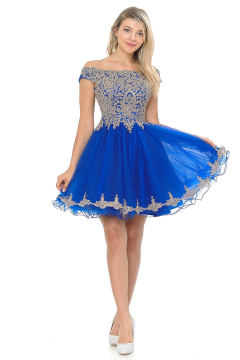 Short Homecoming Cocktail Dress Lenovia 8124