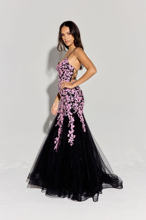 Eureka 9696 sequin applique mermaid dress — BLACKPINK 1