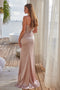 Nox Anabel A1593 Radiant Beaded Satin Gown with Slit