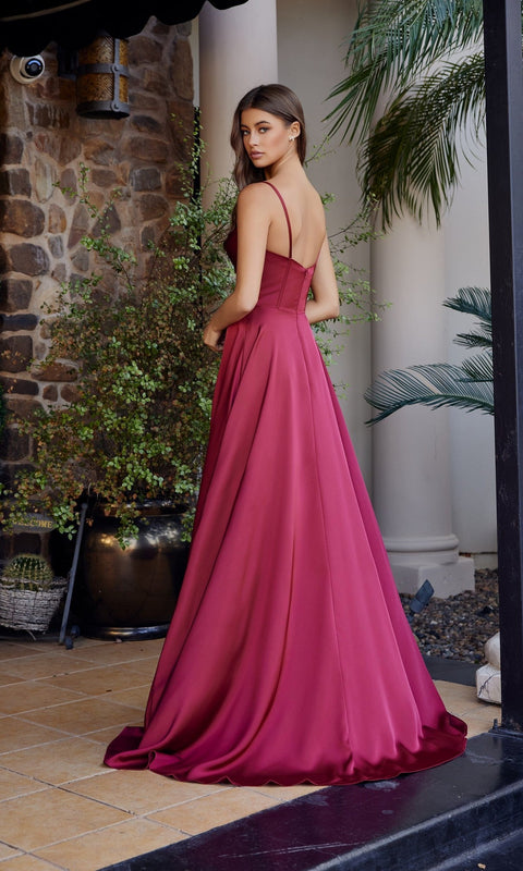 Nox Anabel A1744 Long Prom Gown with Elegant Silhouette