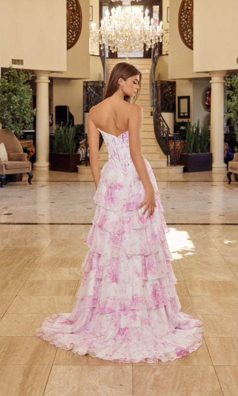 Nox Anabel A1752 Long Prom Gown with Elegant Silhouette