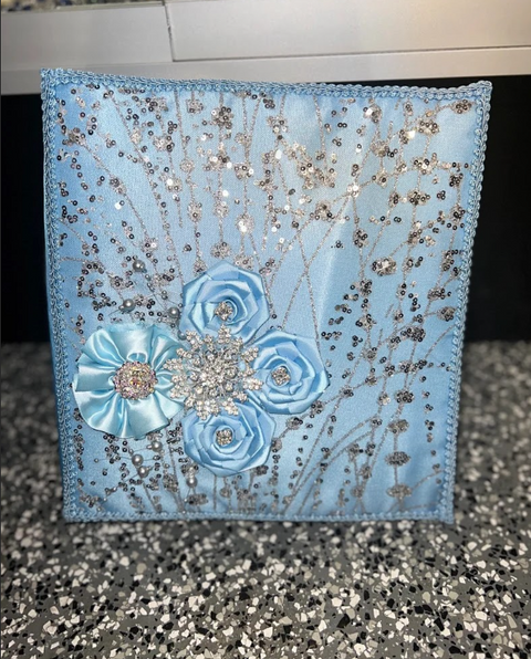 Blue Bahama Quinceañera Bouquet Package