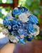 Bahama Quinceañera Bouquet in Blue Tone