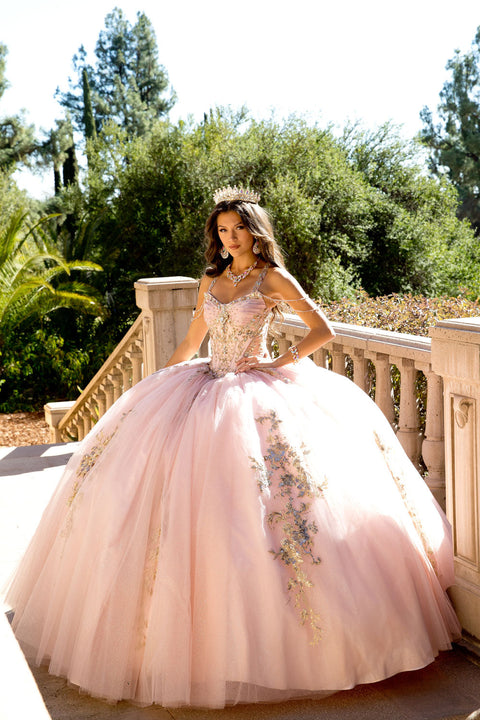 Bella Princess PQ1076 beaded off shoulder ball gown by petite adele pq1076 — image 14.0