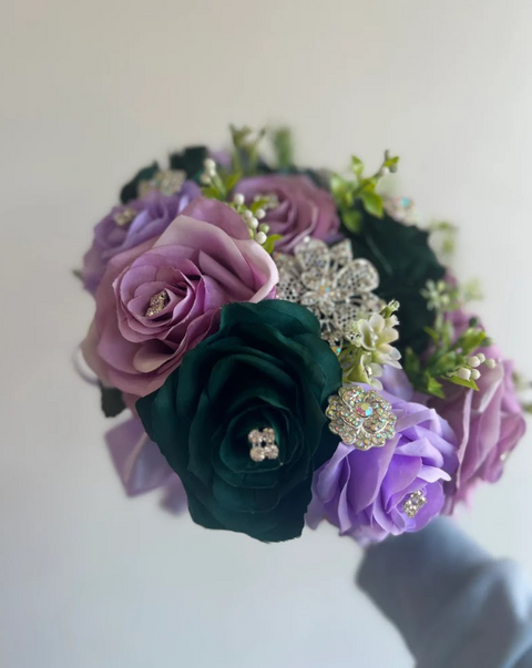 Bouquet in Emerald Enchanted Garden