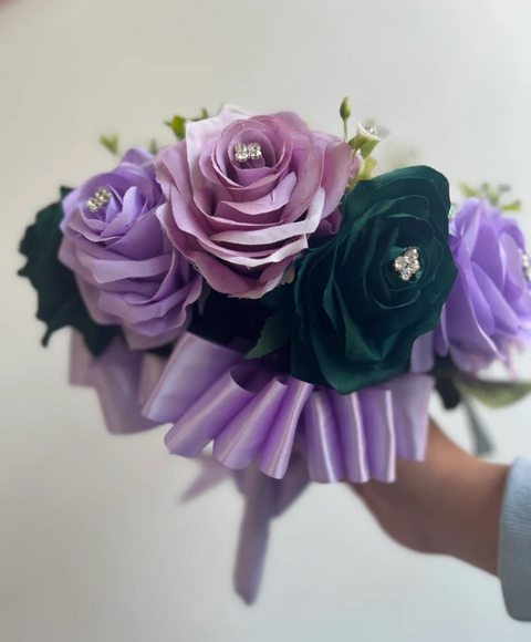 Bouquet in Emerald Enchanted Garden