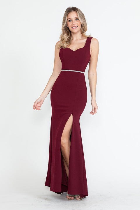 Slit Formal Long Prom Dres Lenovia 5258