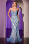 Ladivine CC0688 Strapless Beaded Mermaid Gown