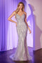 Ladivine CC0688 Strapless Beaded Mermaid Gown