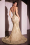 Ladivine CC2403 Sleeveless Beaded Mermaid Gown