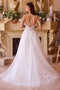 Ladivine CD792W Sleeveless Appliqué Tulle Bridal Gown