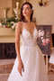 Ladivine CD792W Sleeveless Appliqué Tulle Bridal Gown