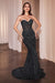 Ladivine CD794 Strapless Beaded Mermaid Gown