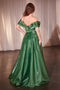 Organza Off Shoulder A-line Gown by Ladivine CD801