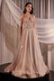 Beaded Sleeveless Tulle Ball Gown by Ladivine CD849