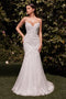 Ladivine CDS482W Strapless Mermaid Bridal Gown