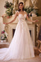 Applique Sleeveless Bridal Gown by Ladivine CDS498W