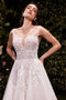 Ladivine CDS511W Sleeveless Appliqué Bridal Ball Gown