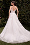 Ladivine CDS511W Sleeveless Appliqué Bridal Ball Gown