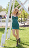 Short Sheath Lace Homecoming Dress: Nox Anabel D980