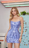 fitted Short Sequin Homecoming Dress: Nox Anabel E202