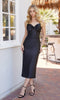 Strapless Black Pencil Homecoming Dress: Nox Anabel E203