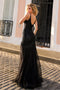 Nox Anabel Sleeveless Mermaid Gown with Sheer Panels and Beading F1467