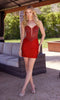 Strapless Fitted Homecoming Dress: Nox Anabel F957