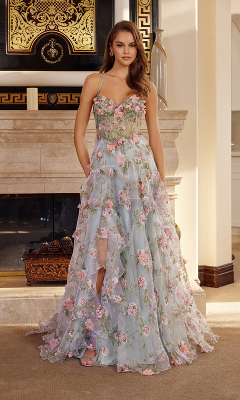 Nox Anabel G1738 Long Prom Gown with Elegant Silhouette