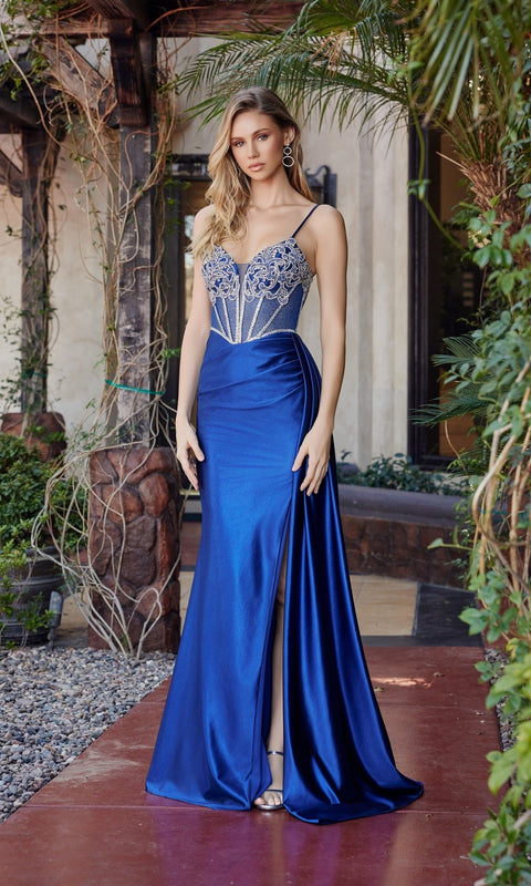 Nox Anabel G1788 Long Prom Gown with Elegant Silhouette