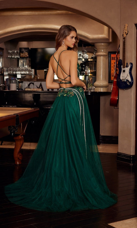 Nox Anabel G1795 Long Prom Gown with Elegant Silhouette