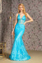 GLS Gloria GL3201 Sleeveless Mermaid Dress with Embellishments