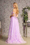 GLS Gloria GL3206 Embroidered Sweetheart A-line Slit Gown