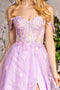 GLS Gloria GL3206 Embroidered Sweetheart A-line Slit Gown