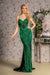 GLS Gloria GL3217 Corset Sequin Mermaid Dress with Embroidery