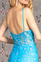 GLS Gloria GL3220 Sequin Print Sleeveless Mermaid Dress