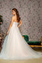 GLS Gloria GL3244 Strapless A-Line Ball Gown with Appliqué