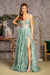 GLS Gloria GL3398 Sequin Print Sleeveless A-line Gown