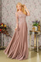 Sequin Embroidered 3/4 Sleeve Gown by GLS Gloria GL3446