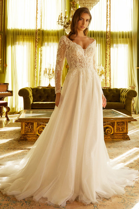 GLS Gloria GL3530 Long Sleeve Wedding Dress