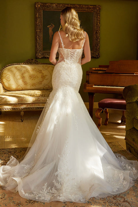 GLS Gloria GL3601 Applique Mermaid Wedding Dress