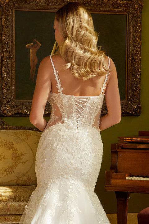 GLS Gloria GL3601 Applique Mermaid Wedding Dress
