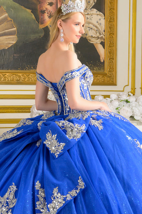 Elizabeth K GL3672 Off Shoulder Ball Quinceañera Dress