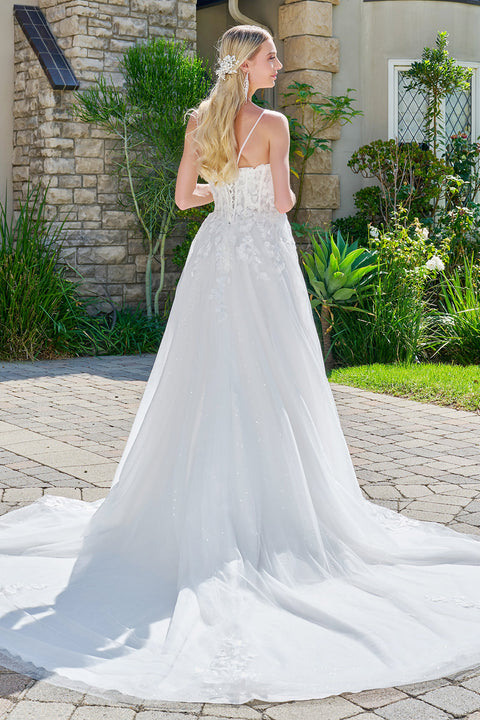 GLS Gloria GL3755 Sleeveless A-line Wedding Dress