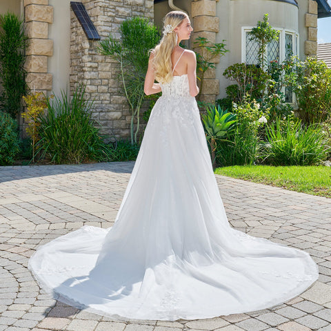 GLS Gloria GL3755 Sleeveless A-line Wedding Dress