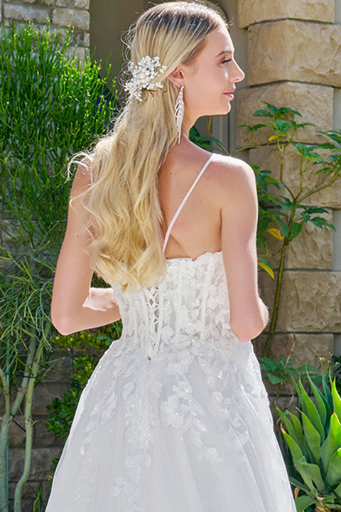 GLS Gloria GL3755 Sleeveless A-line Wedding Dress